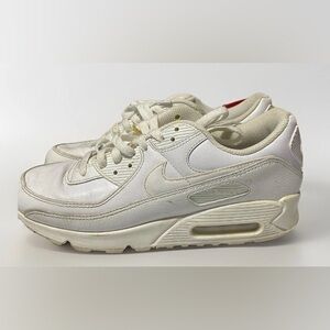 Nike Air Max 90 LTR Triple White (CZ5594 100) Mens Shoes Size US 10.5